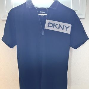 DKNY zip up shirt